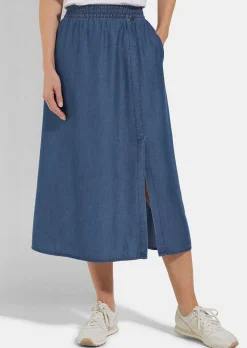 Leichter Sommerrock im Denim-Look