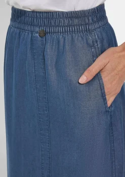 Leichter Sommerrock im Denim-Look