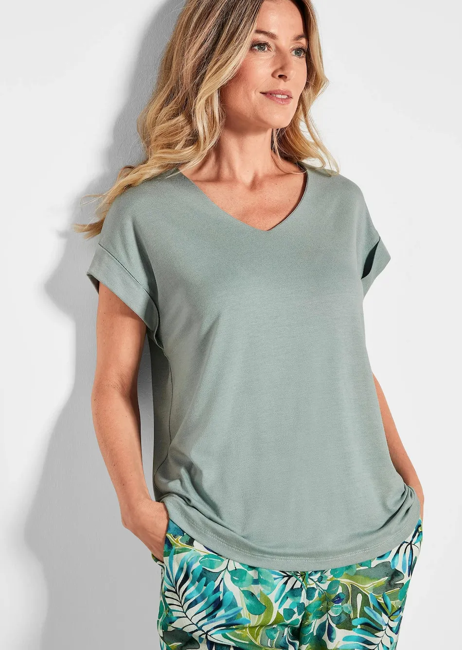 Leichtes Crêpe-Shirt