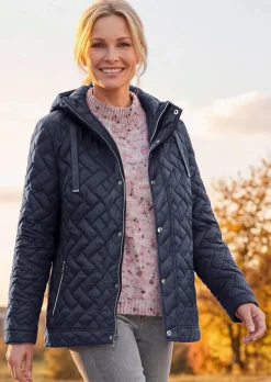 Leichte Steppjacke mit Kapuze