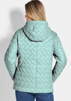 Leichte Steppjacke mit Kapuze