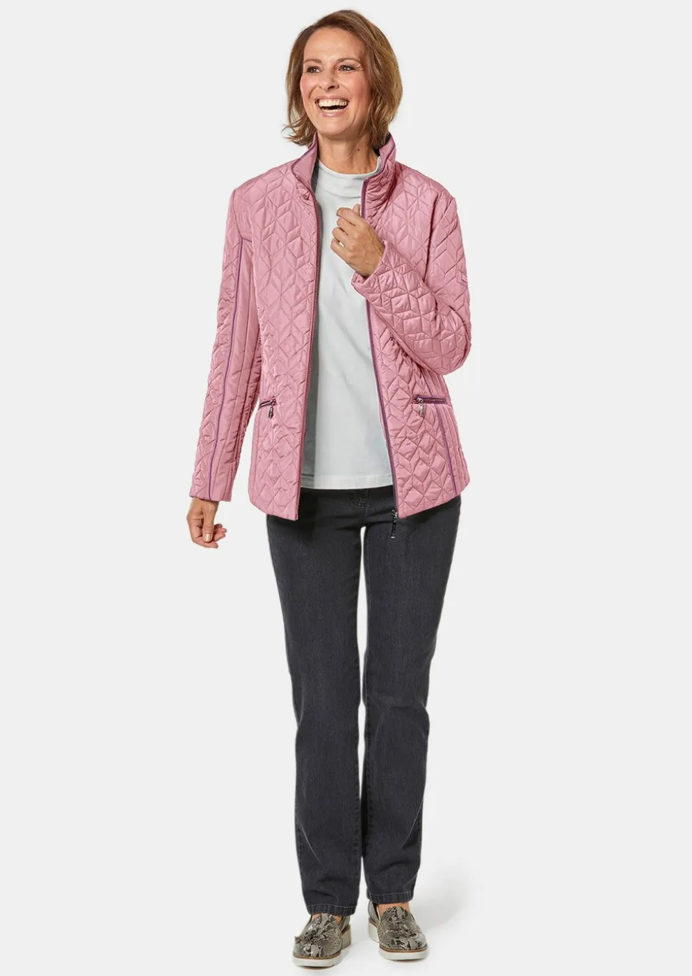 Leicht wattierte Steppjacke