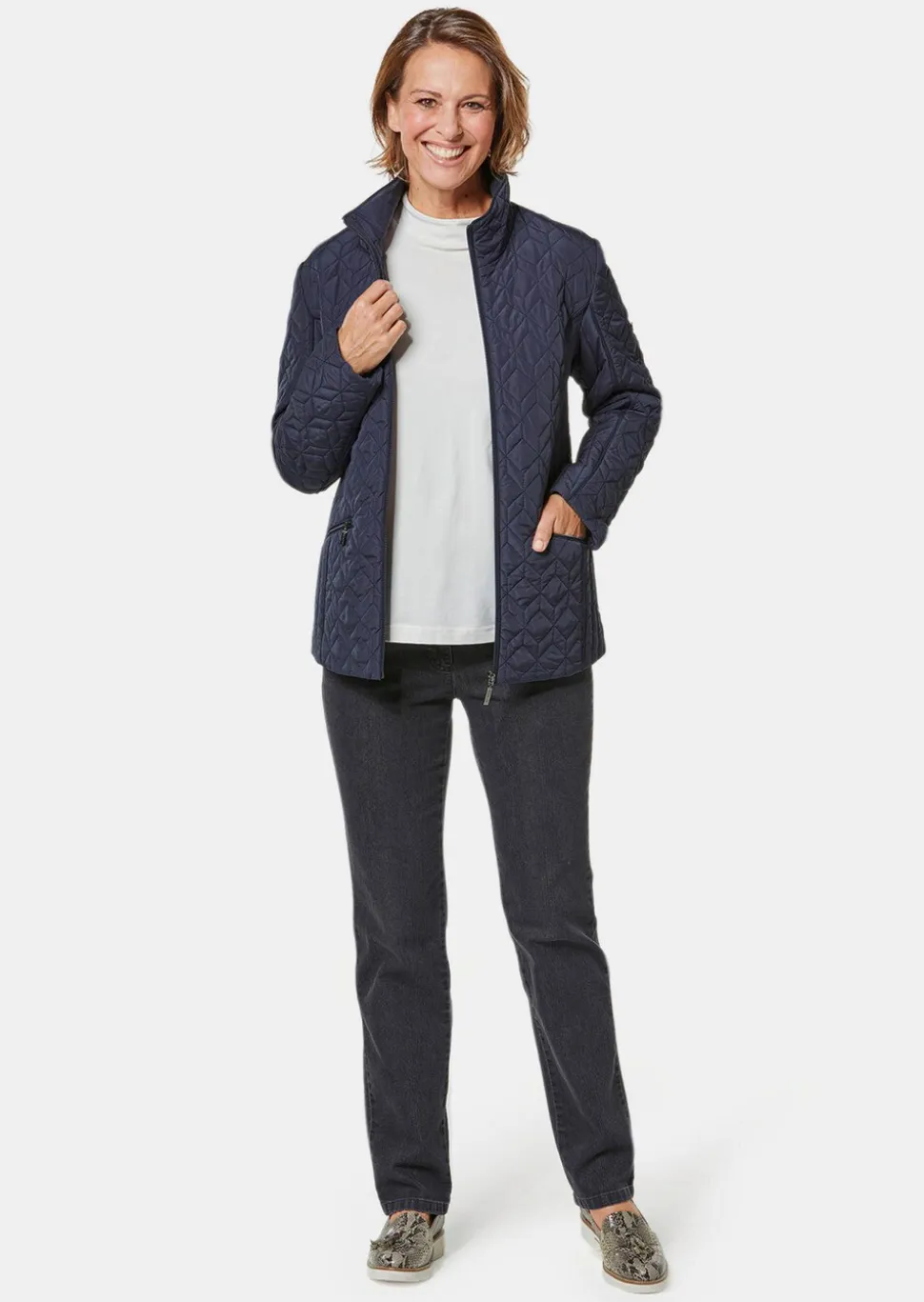 Leicht wattierte Steppjacke