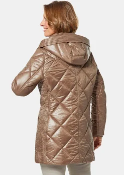 Longsteppjacke mit hübschem Innenfutter
