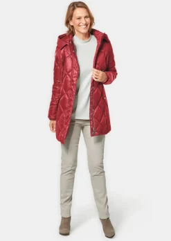Longsteppjacke mit hübschem Innenfutter