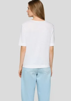 Lässiges T-Shirt mit Frontmotiv