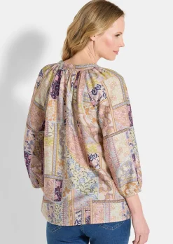 Luftige Bluse mit Viskose