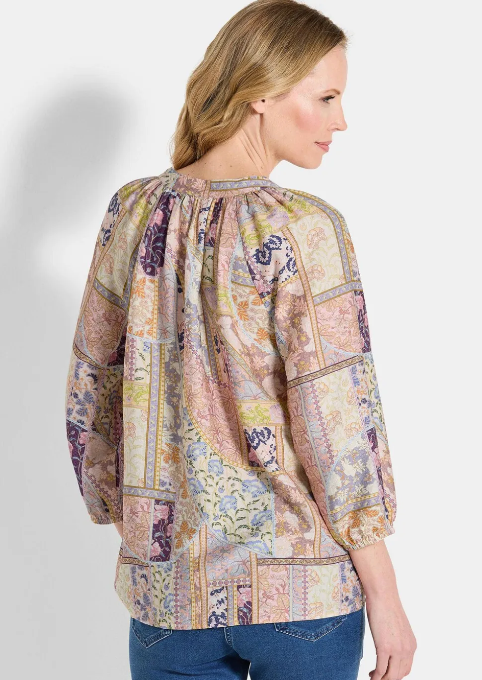 Luftige Bluse mit Viskose