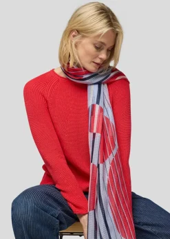 Luftiges Schaltuch im maritimen Look