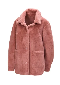 Luxuriöse Fellimitatjacke
