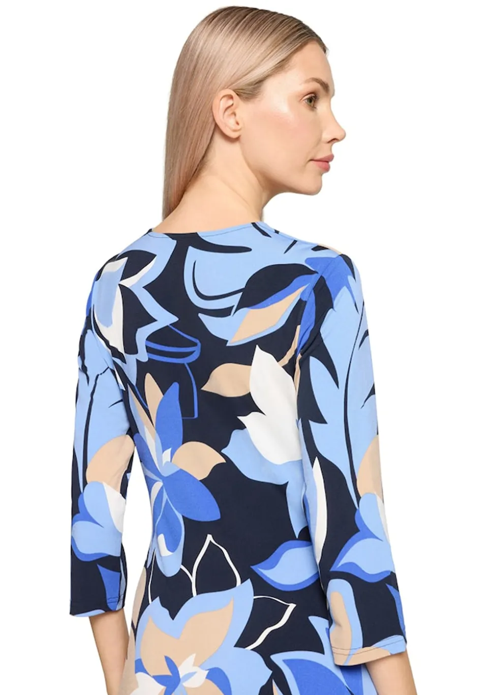 Midikleid aus Slinky-Jersey mit Raffung