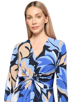 Midikleid aus Slinky-Jersey mit Raffung
