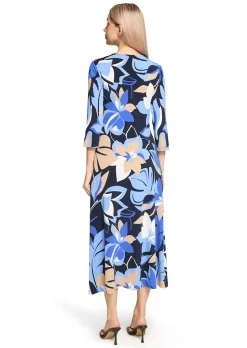 Midikleid aus Slinky-Jersey mit Raffung