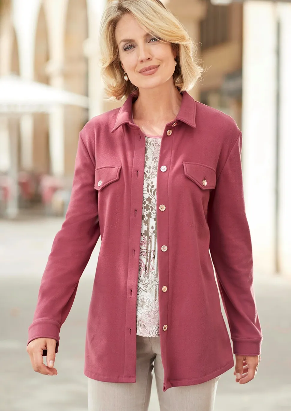 moderne Hemdjacke in trageangenehmer Qualität