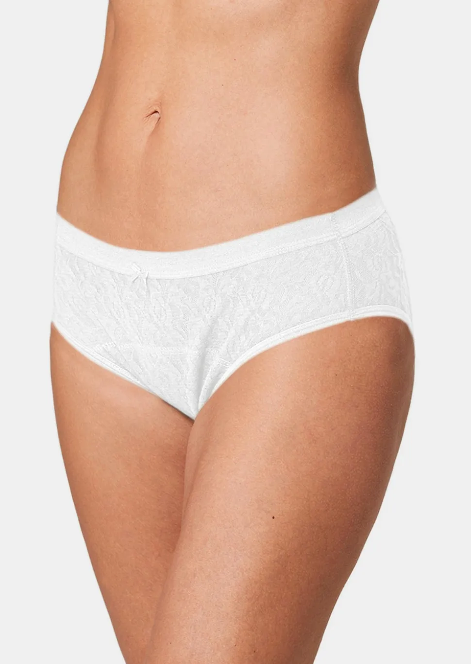 Moderner Inkontinenz-Slip in Spitze allover