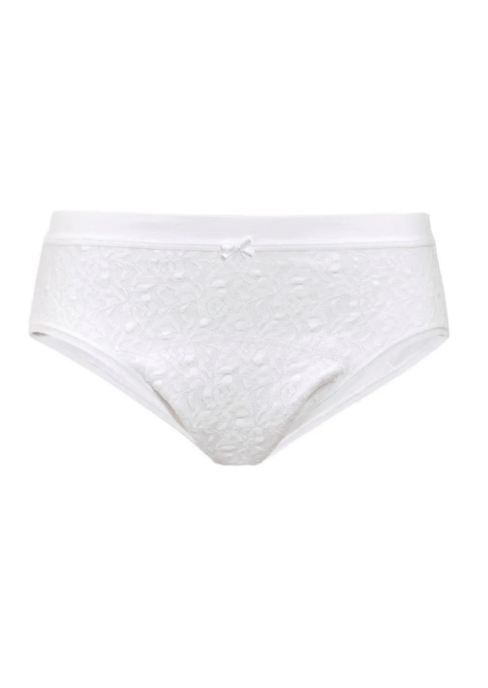 Moderner Inkontinenz-Slip in Spitze allover