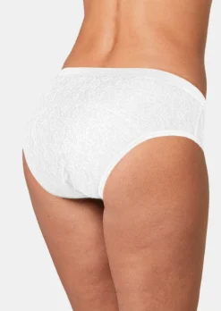 Moderner Inkontinenz-Slip in Spitze allover
