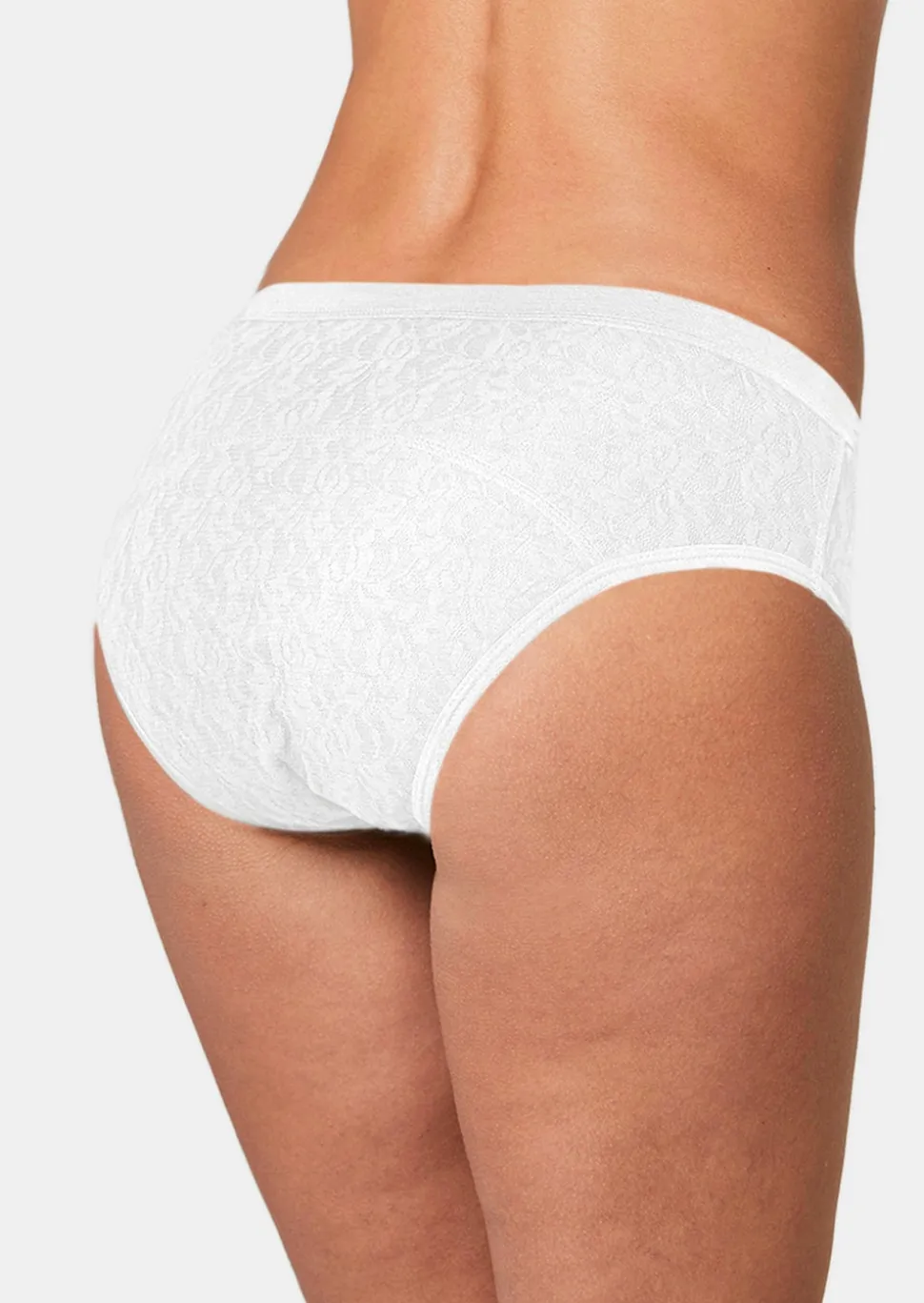 Moderner Inkontinenz-Slip in Spitze allover