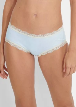 Nahtloser Taillenslip mit Spitze