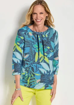 Ottoman Sweatshirt mit Dschungelprint