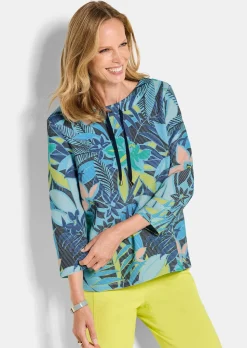Ottoman Sweatshirt mit Dschungelprint