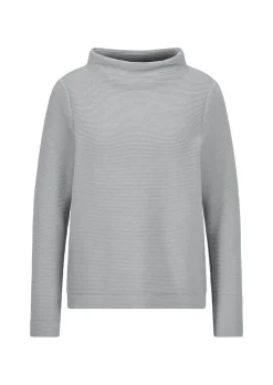Ottoman-Sweatshirt mit Turtleneck