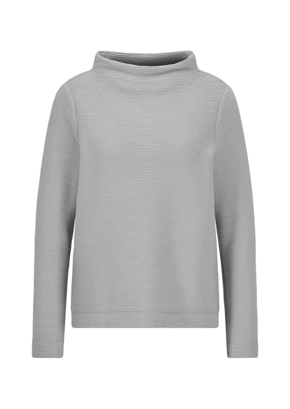 Ottoman-Sweatshirt mit Turtleneck