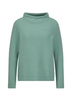Ottoman-Sweatshirt mit Turtleneck