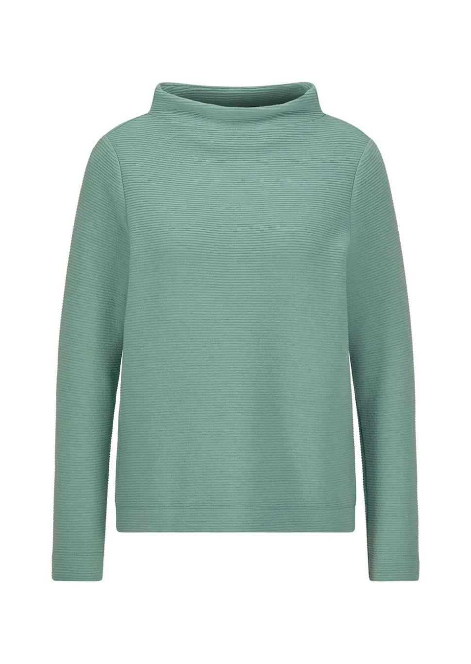 Ottoman-Sweatshirt mit Turtleneck