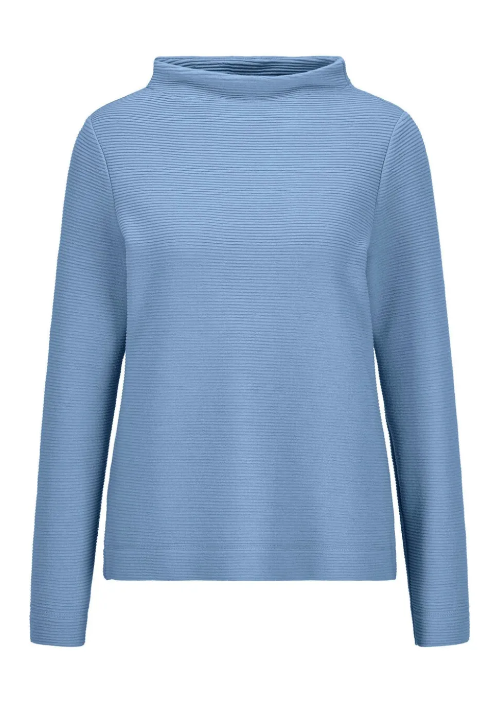 Ottoman-Sweatshirt mit Turtleneck