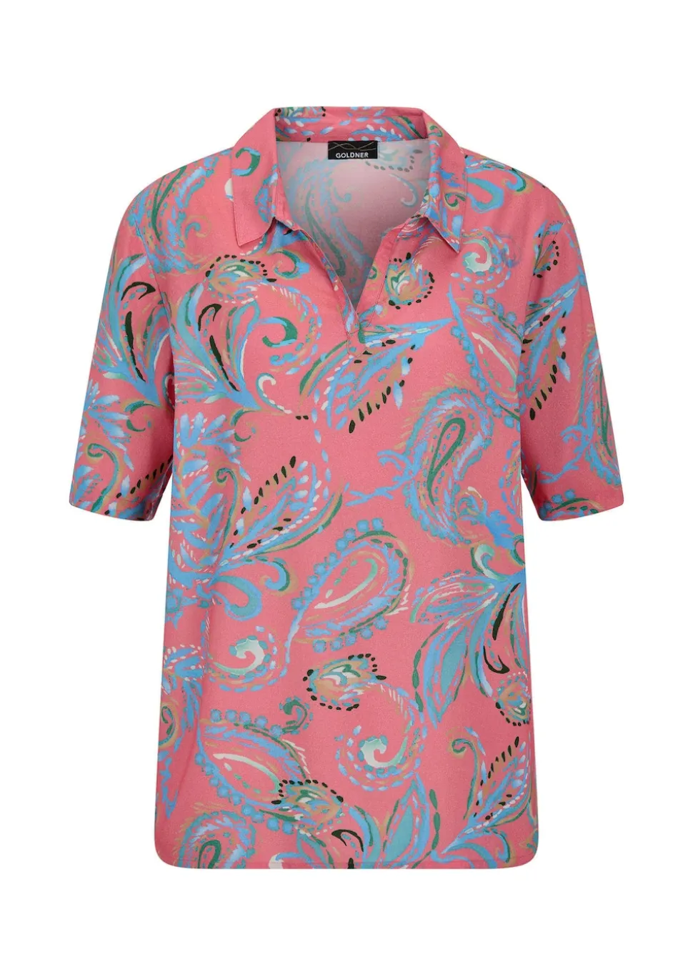 Paisley-Bluse aus reiner Viskose