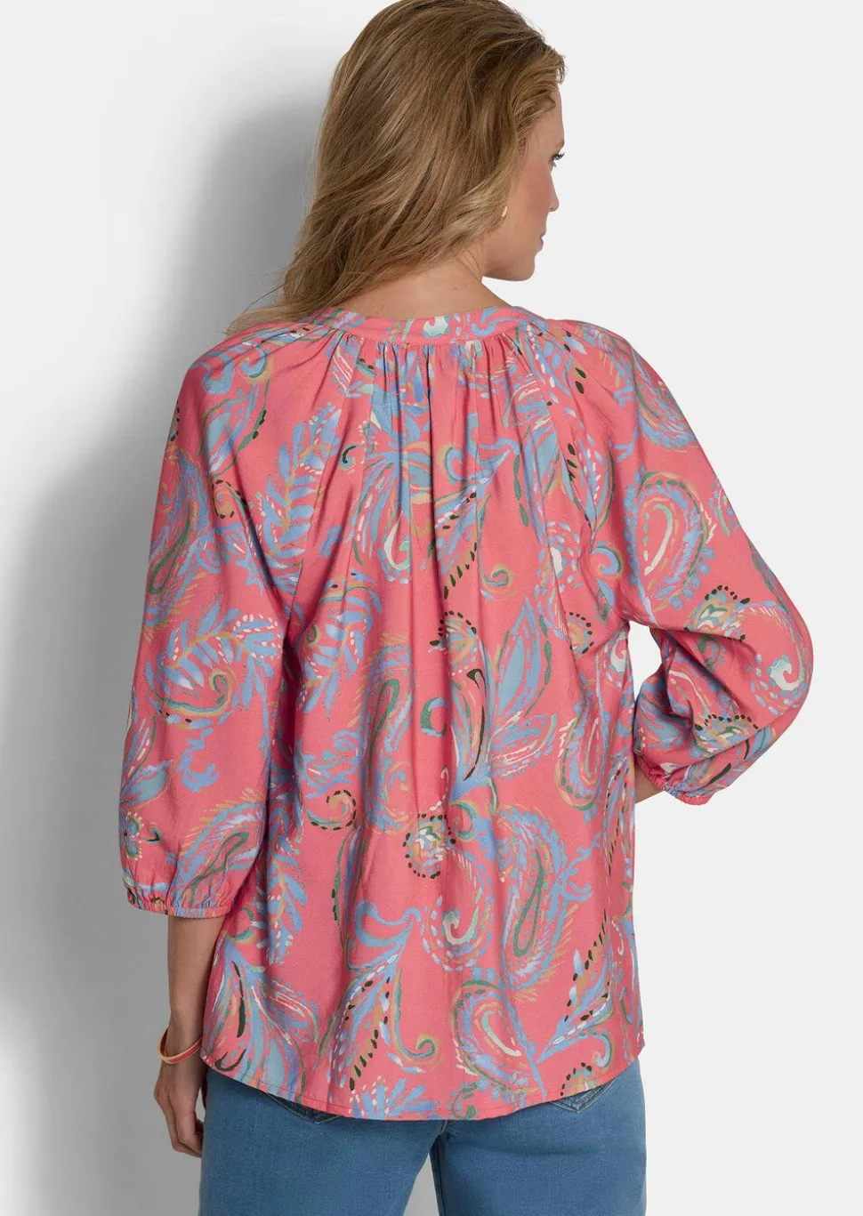 Paisley-Bluse in weicher Viskoseware