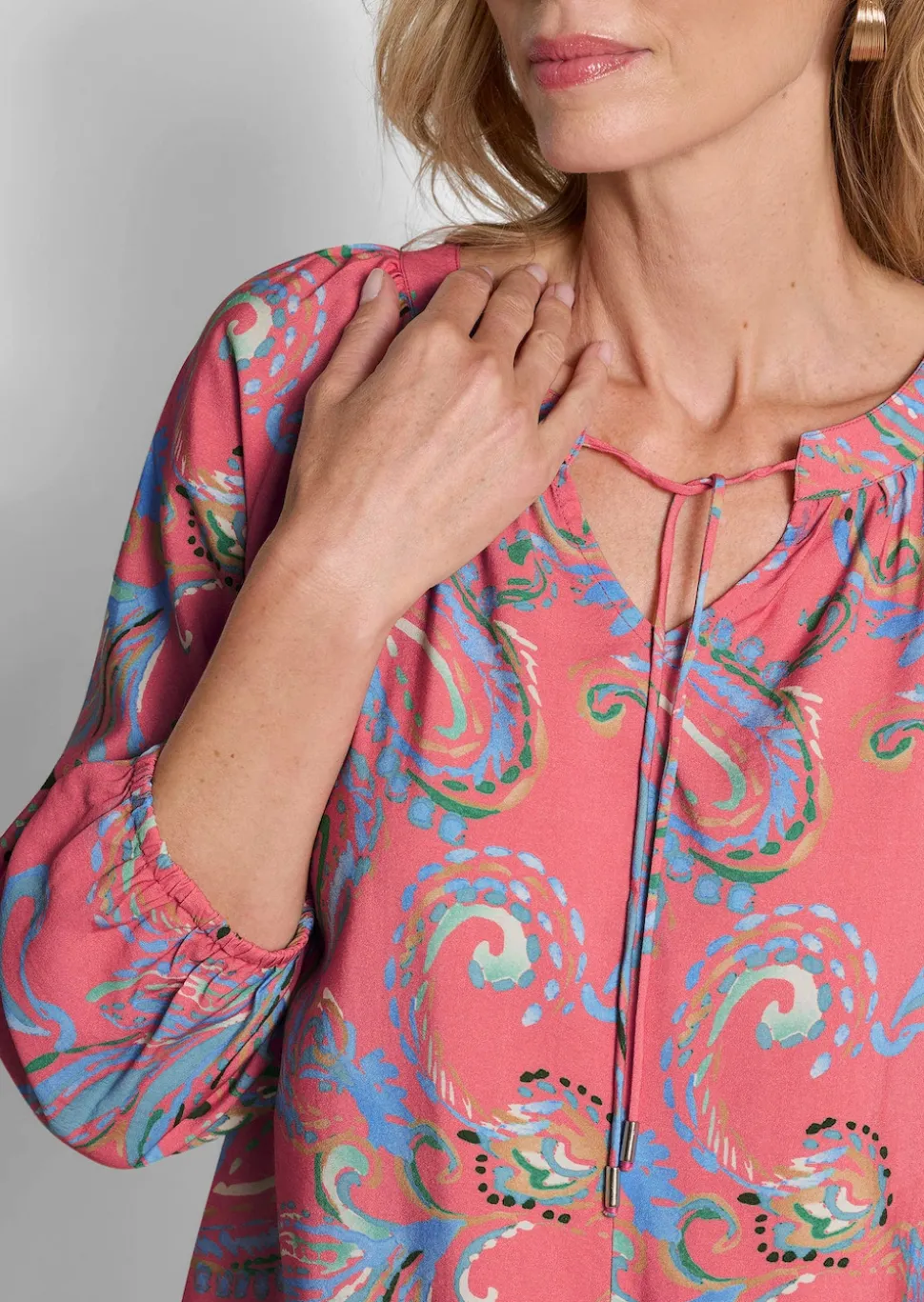 Paisley-Bluse in weicher Viskoseware