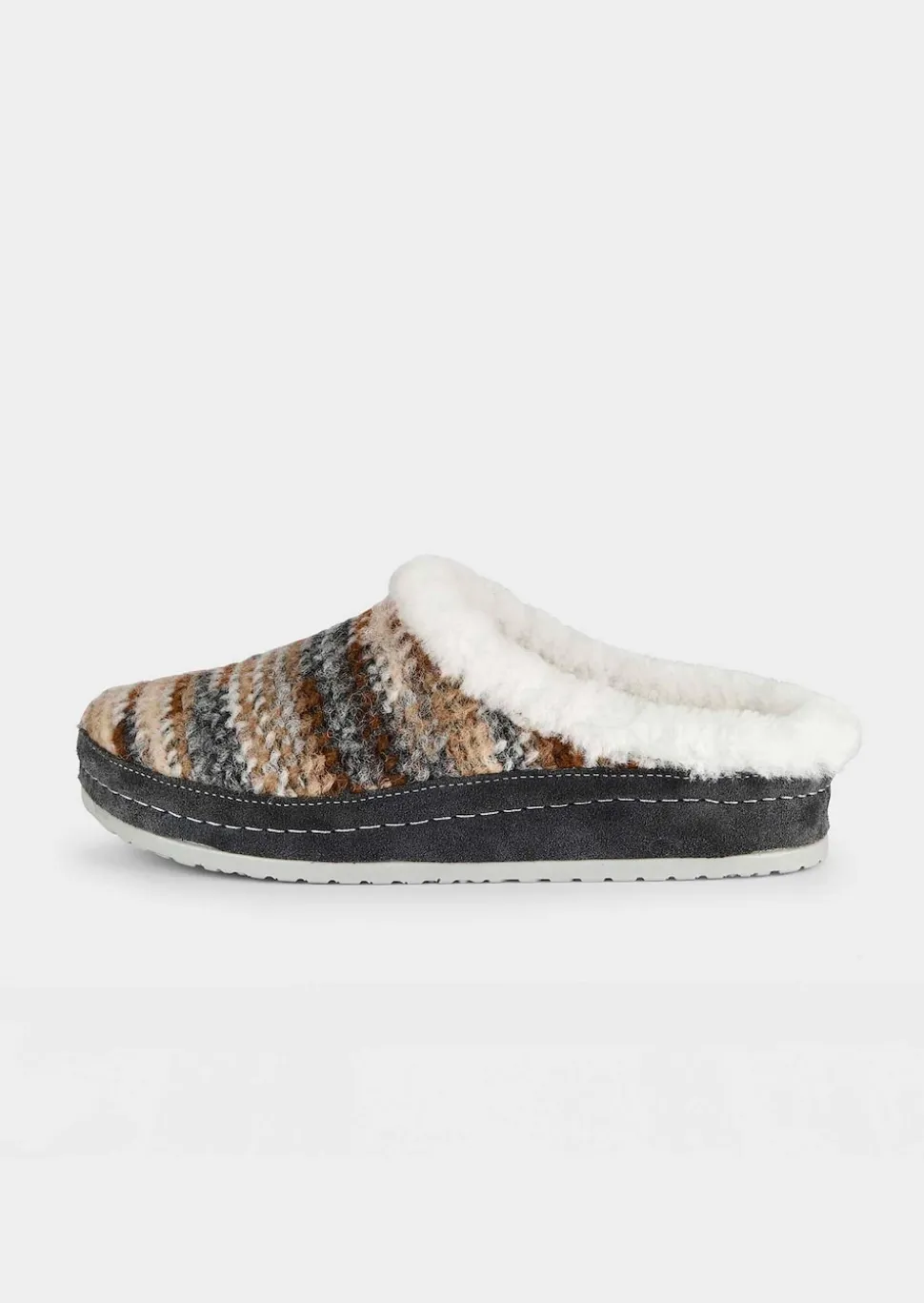 Pantoffel mit Lammfell