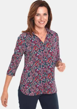 Pflegeleichte Bluse mit 3/4-Arm