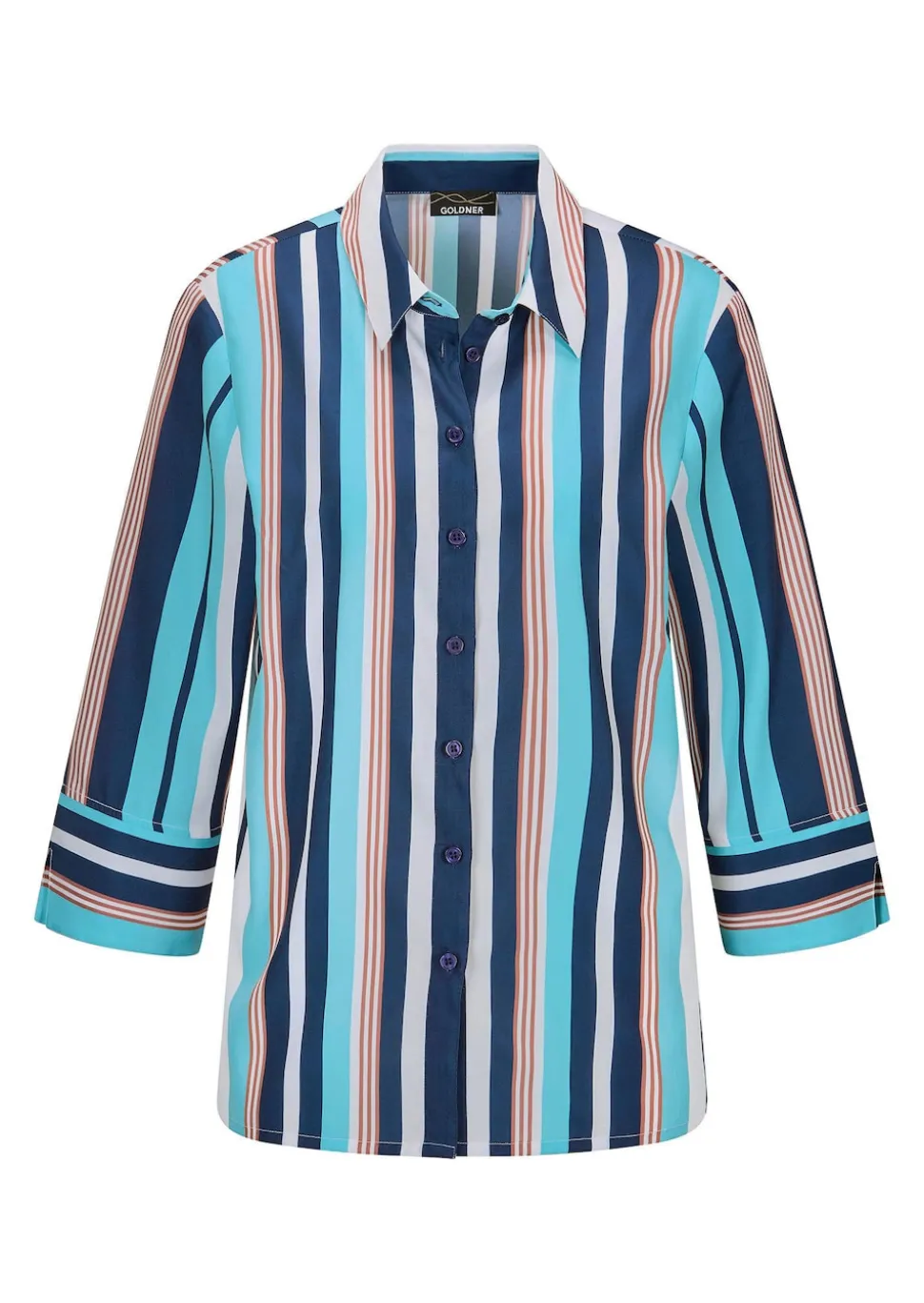 Pflegeleichte Hemdbluse mit Streifen