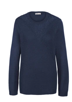 Pflegeleichter Pullover in hochwertiger Rippenstruktur