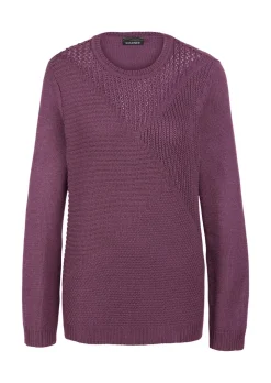 Pflegeleichter Pullover in hochwertiger Rippenstruktur