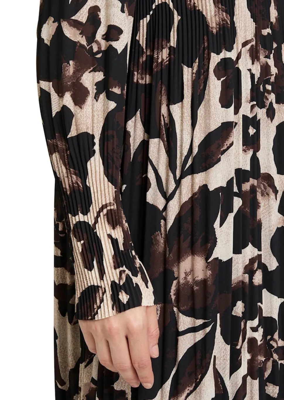 Plisseekleid mit hübschem Blütenprint