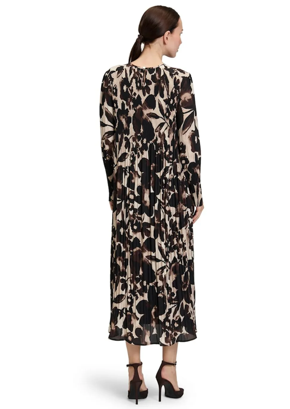 Plisseekleid mit hübschem Blütenprint
