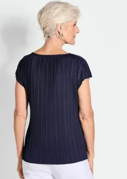 Plissee-Shirt
