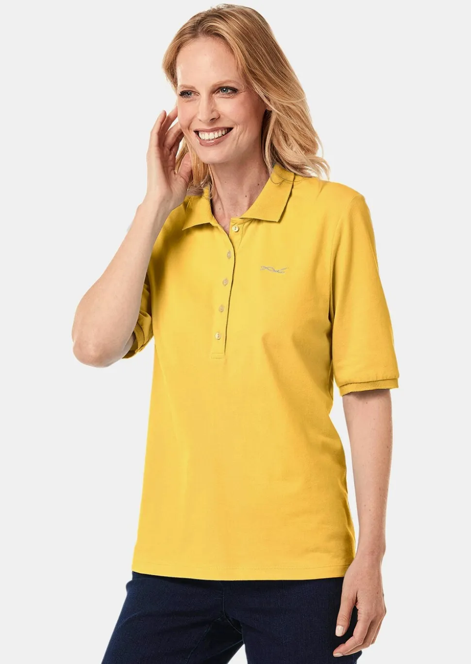 Poloshirt in hochwertiger Pikee-Qualität