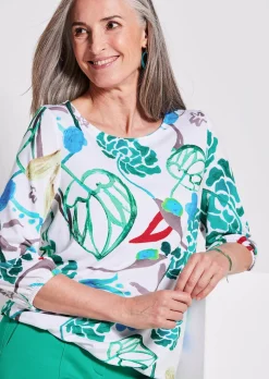 Printshirt mit Alloverdruck