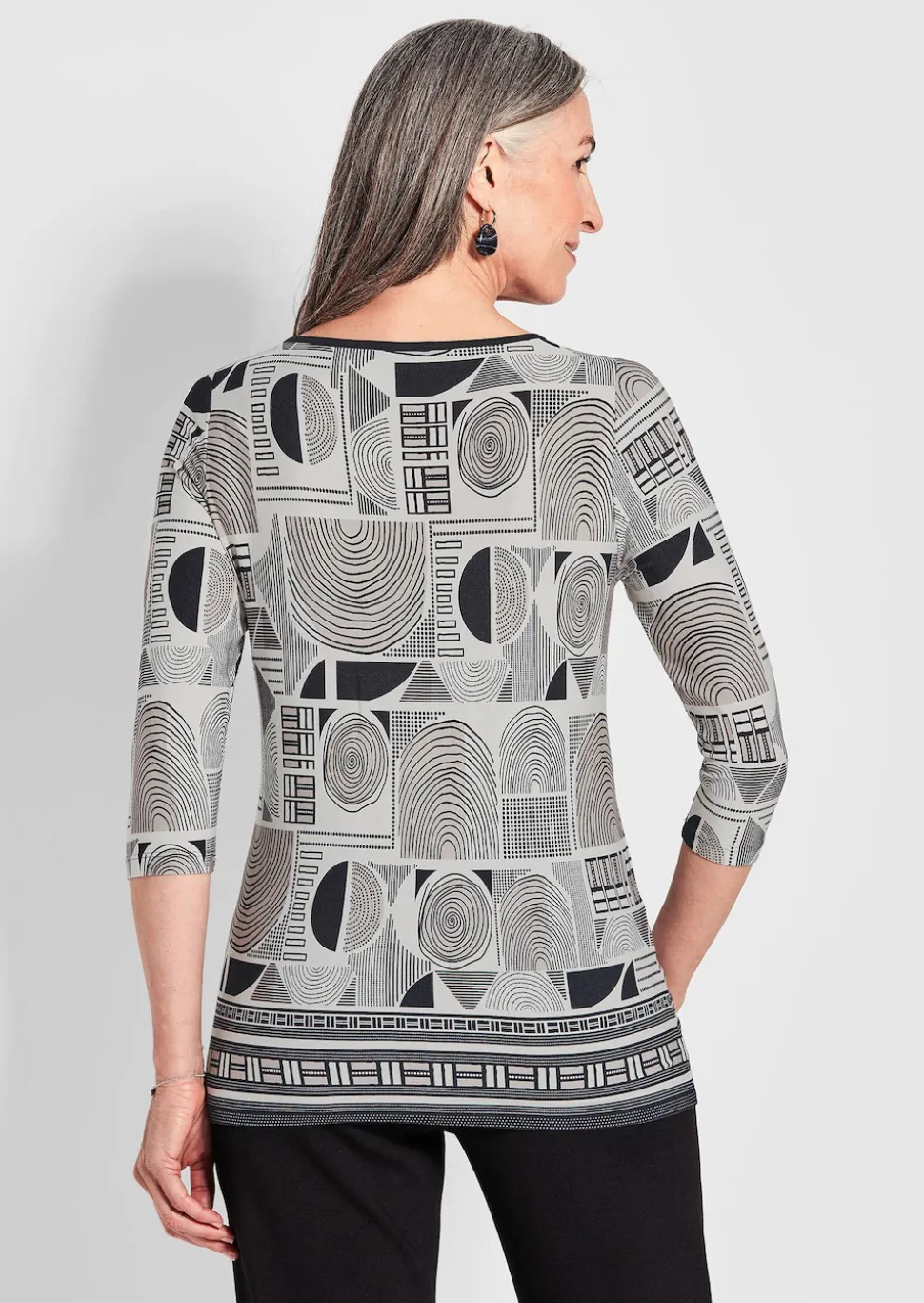 Printshirt mit Alloverdruck