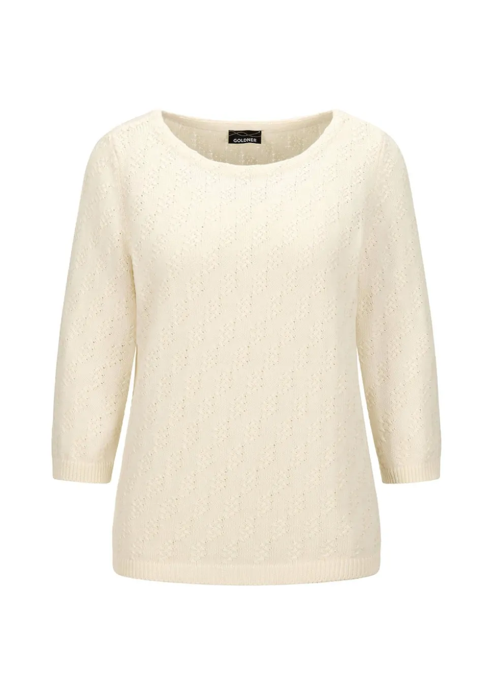 Pullover aus Baumwolle mit 3/4-Ärmeln