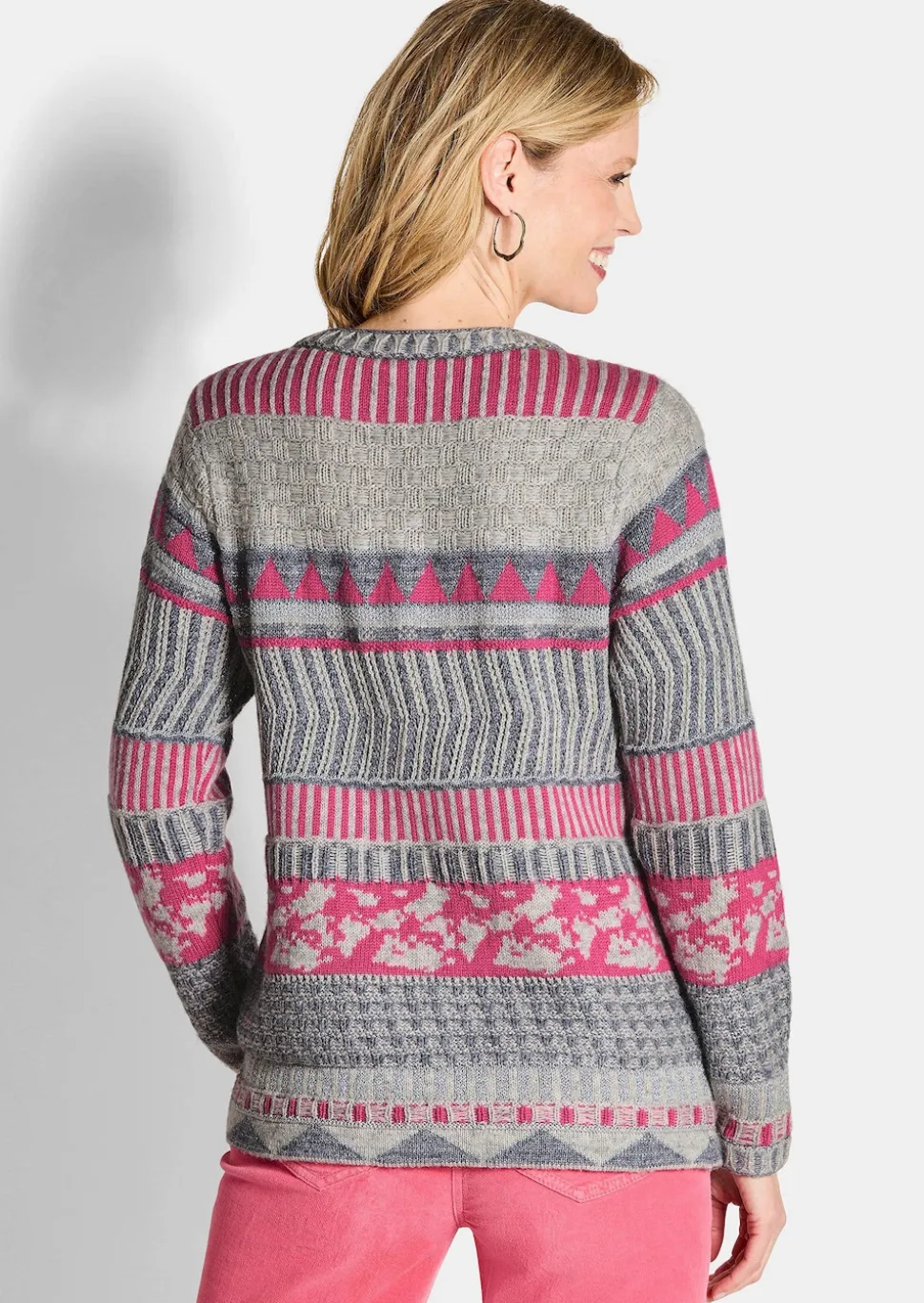 Pullover im modischen Norwegermuster