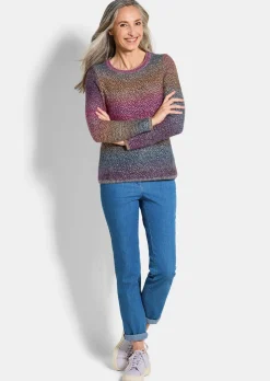Pullover in Multicolor-Optik