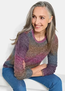 Pullover in Multicolor-Optik