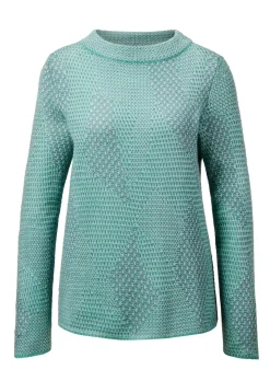 Pullover in Reiskorn-Effekt