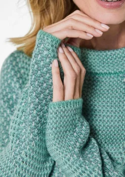 Pullover in Reiskorn-Effekt